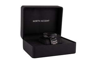GRAND | Black Matte - NORTH ACCENT Inc., Watch watches men women luxury arabic watch classic minimalist,