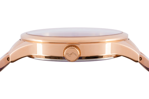 Gunmetal rose gold watch online