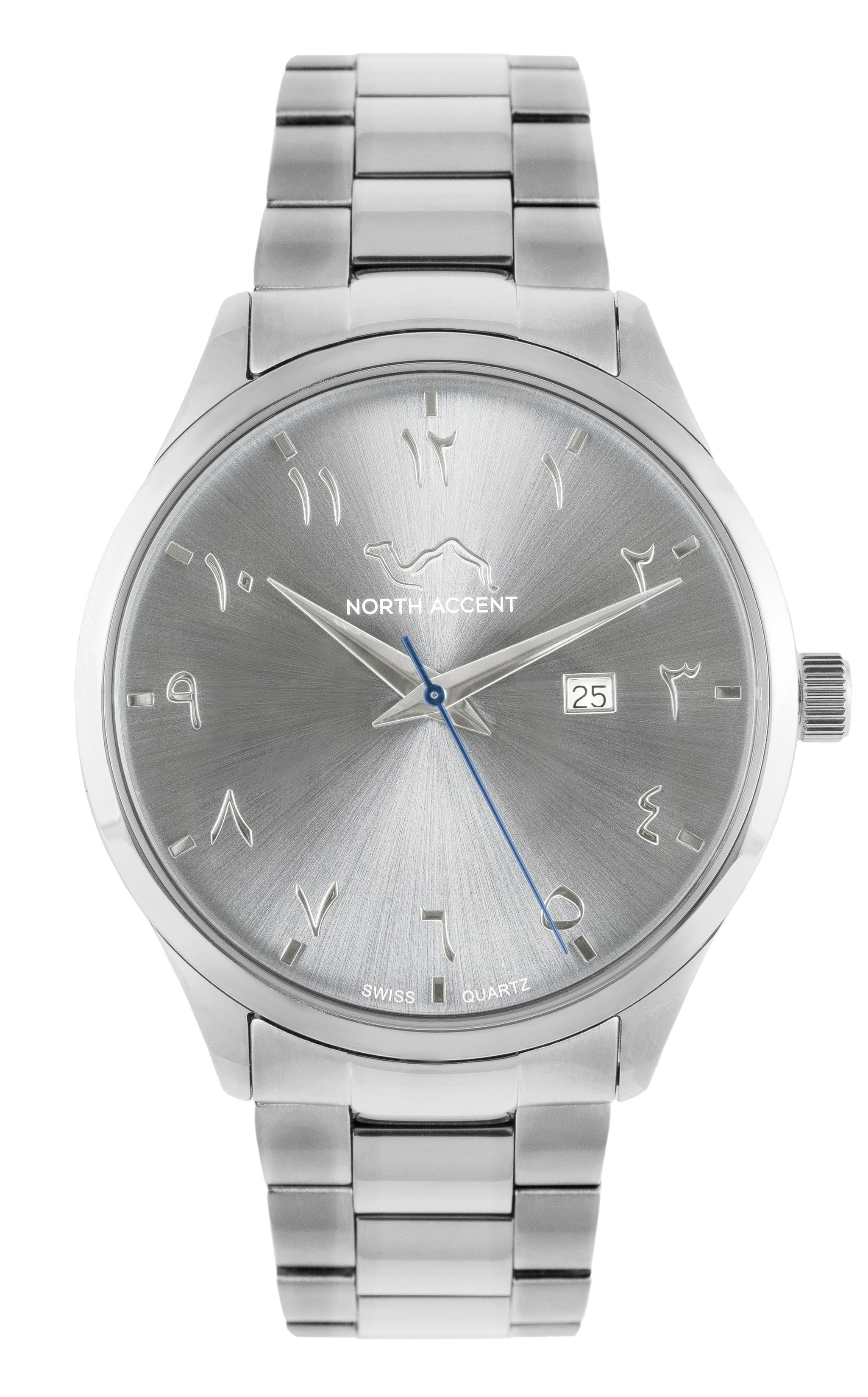GRAND | Silver Mist - NORTH ACCENT Inc., Watch watches men women luxury arabic watch classic minimalist,