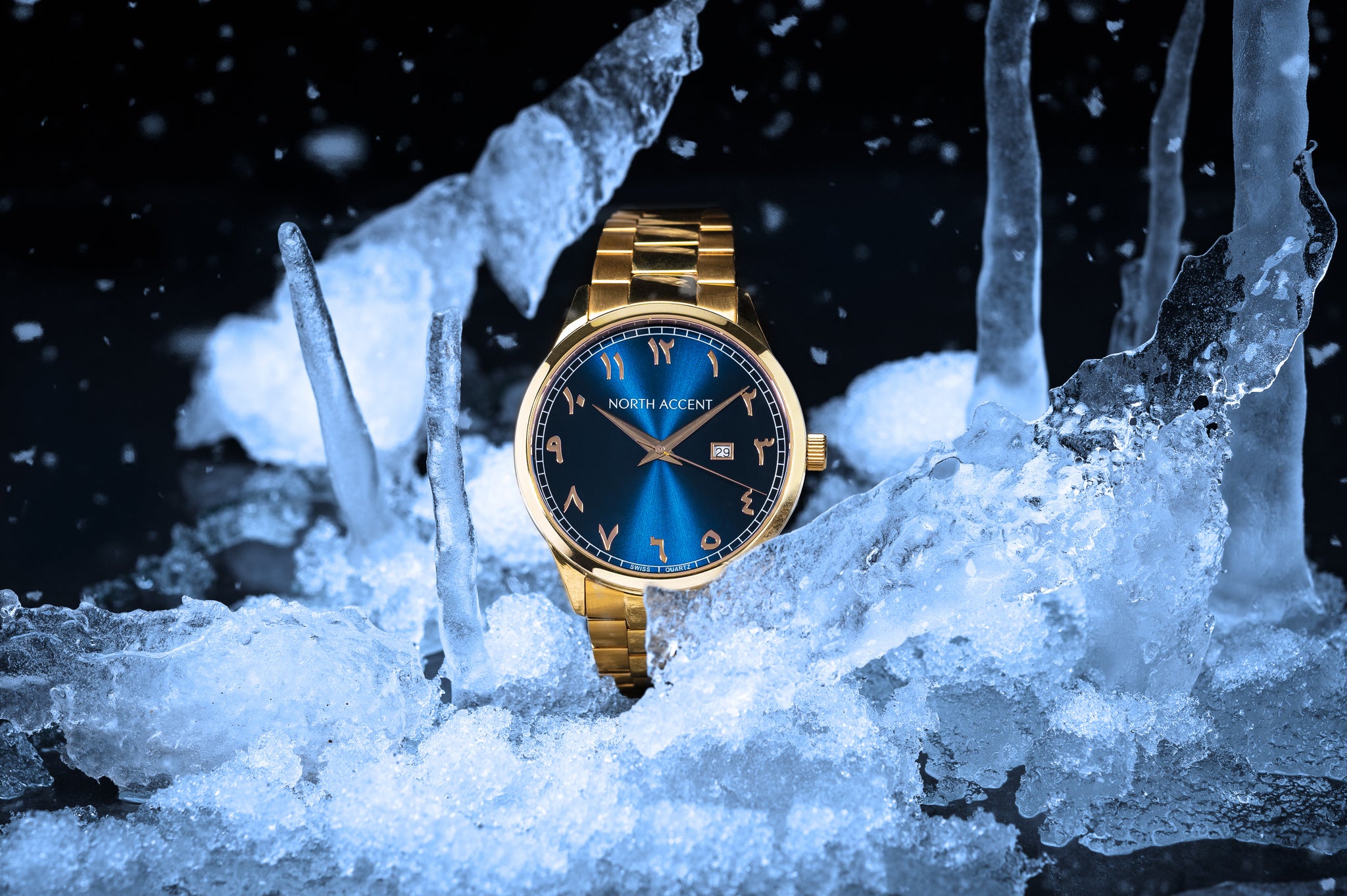 Swiss quartz sale watch