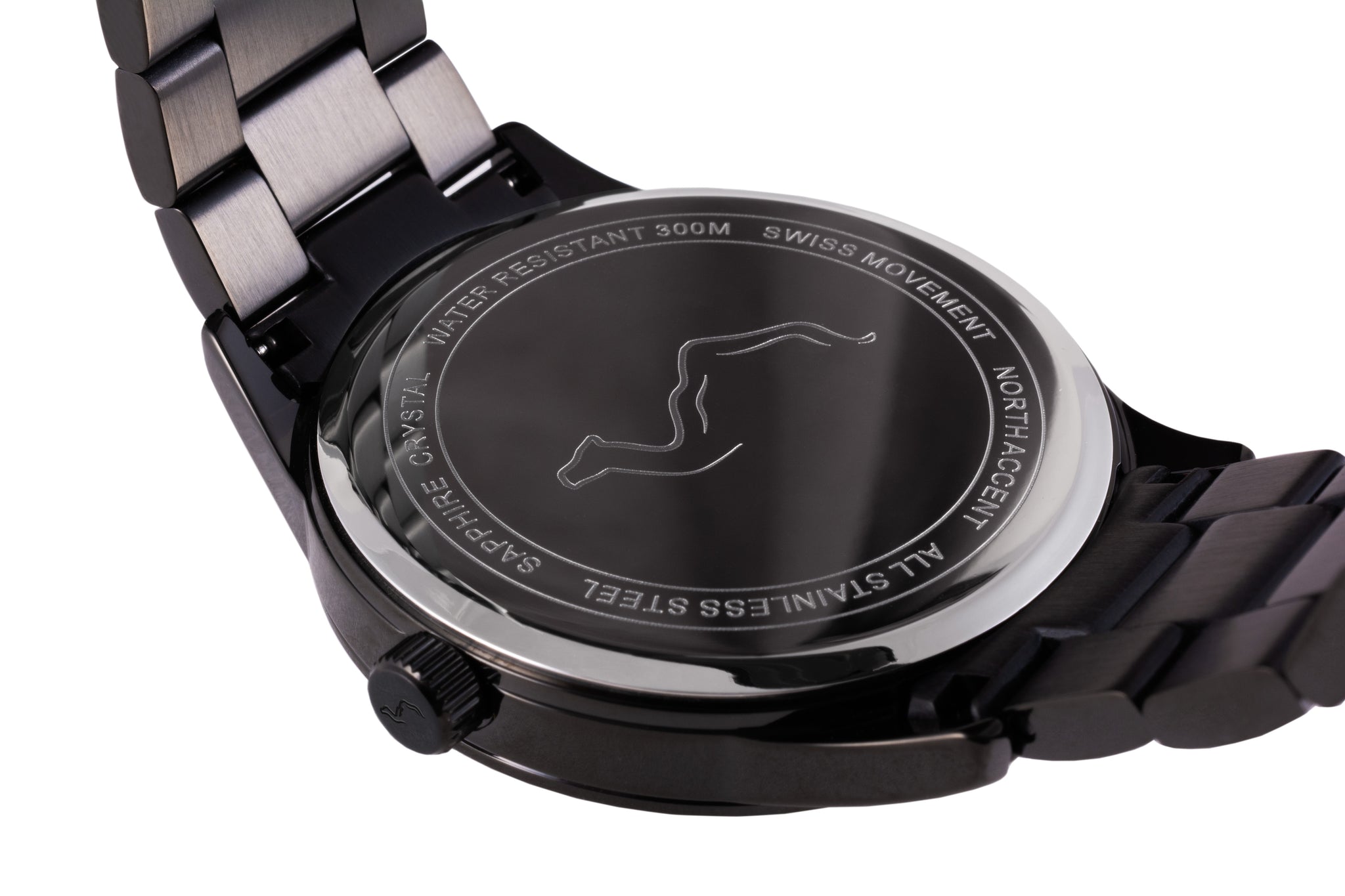 GRAND | Black Silver - NORTH ACCENT Inc., Watch watches men women luxury arabic watch classic minimalist,