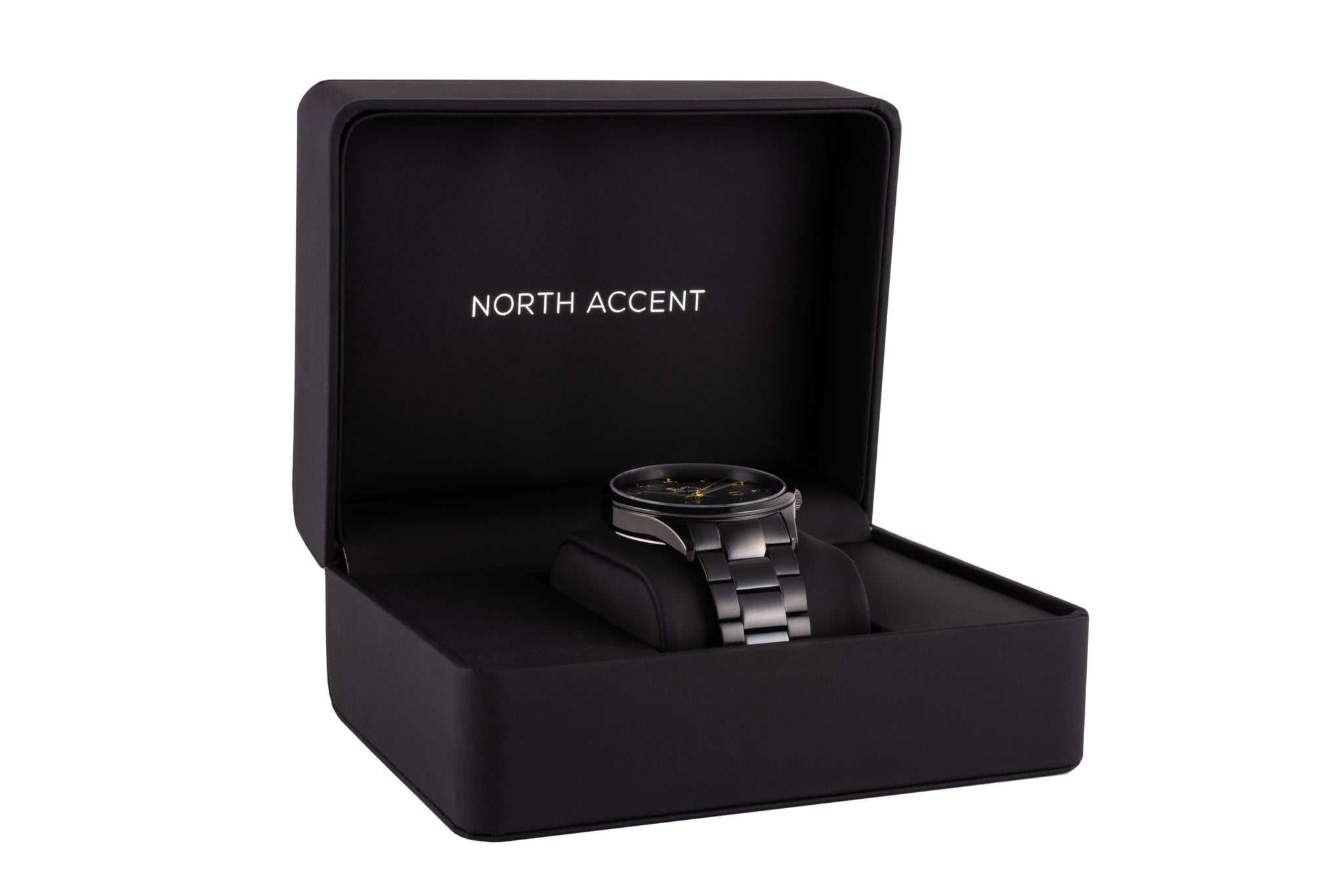 GRAND | Black Gold - NORTH ACCENT Inc., Watch watches men women luxury arabic watch classic minimalist,