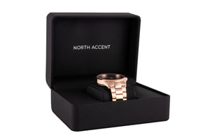 GRAND | Rose Gunmetal - NORTH ACCENT Inc., Watch watches men women luxury arabic watch classic minimalist,