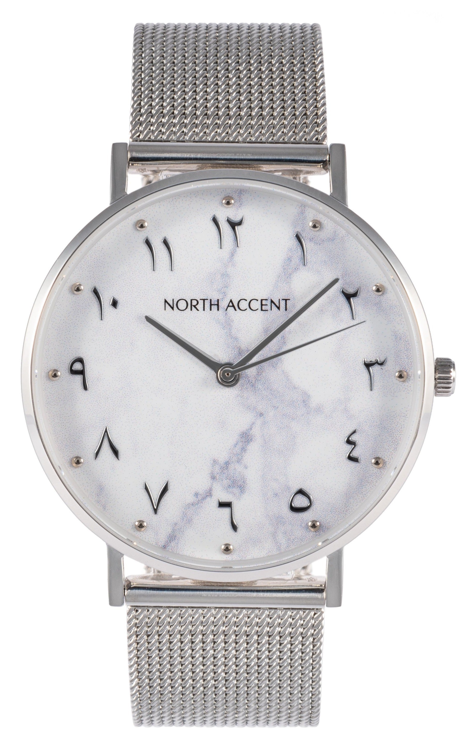 Marble Silver Silver Steel NORTH ACCENT Inc